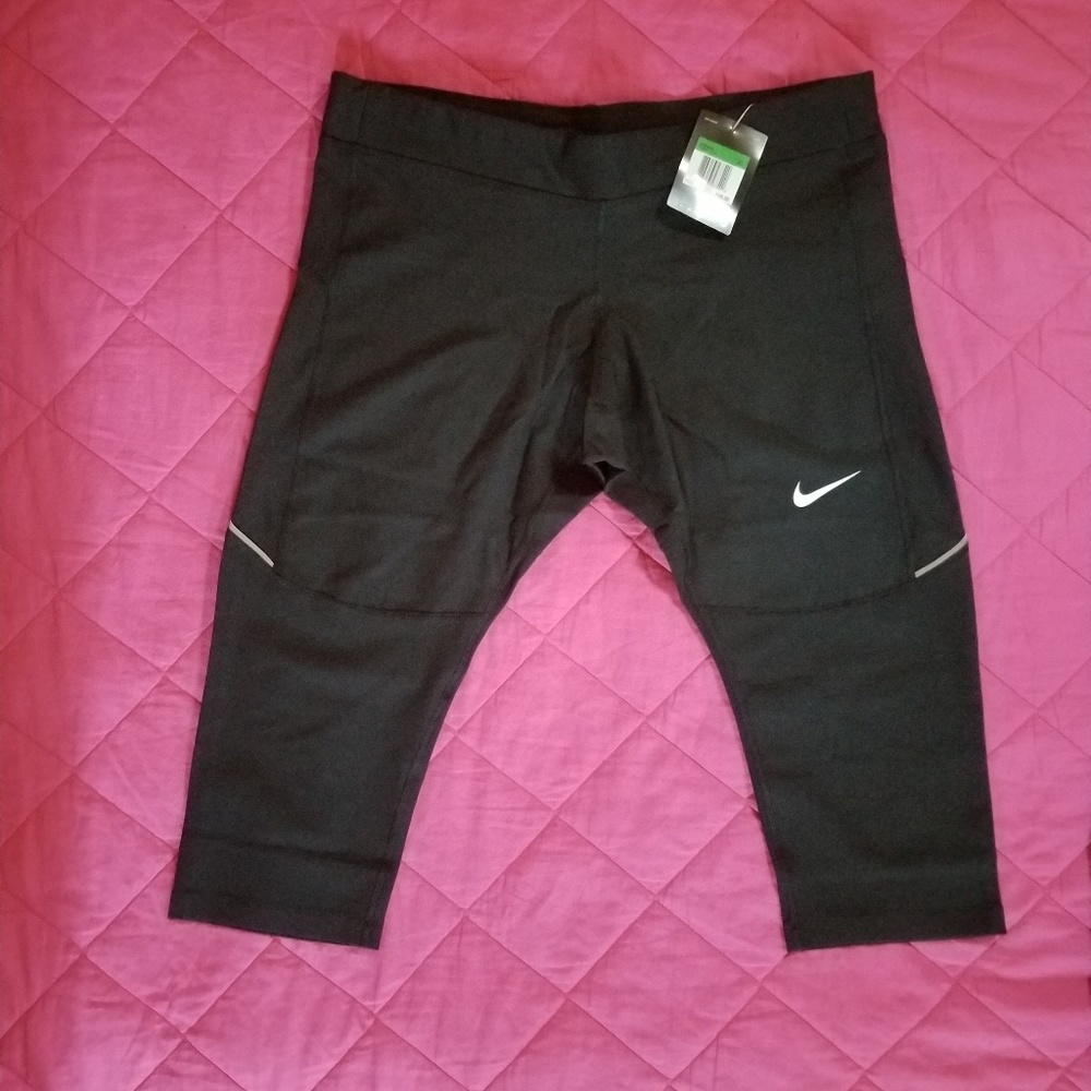 Nike DRI-FIT Filament Capris BLK XL (519980)